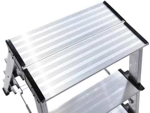 Vouwtrapje Aluminium H 850Mm Aan Beide Zijden Te Gebruiken 2X4Treden