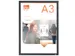 Porte-affiche clipsable Nobo Impression Pro A3 noir