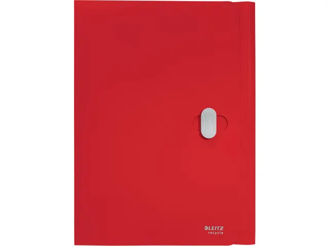 Recycle klepmap uit PP A4 rood