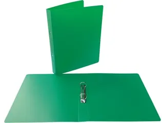 ringmap, voor ft A4, uit PP, 2 ringen van 25mm, groen - 3