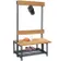 banc double,HxLxP 1600x1000x770mm,piètement RAL7016
