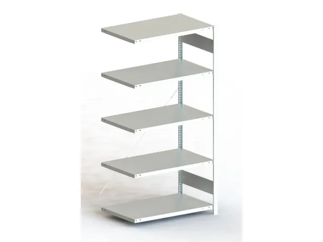 Inhaakstelling Aanbouwveld Ral7035 2000x1006x636mm 5legborden 100kg