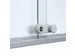 Vergrendelbaar notitiebord Indoor Slim 8xA4 met Schuifdeuren Zilver