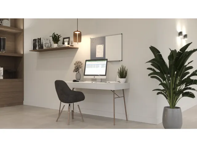 UNITE combibord grijs vilt-whiteboard 60x90cm