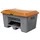 Zoutbak 400l 680x 1210x 820mm Met Uitneemopening Met Vorksloffen