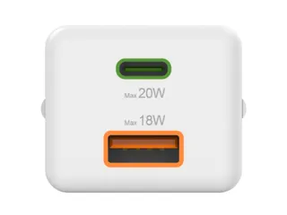 Oplader Hama USB-C/USB-A Mini PD 20W wit - 8