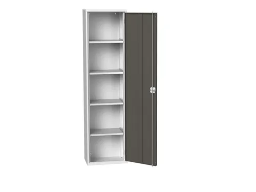 universele kast,HxBxD 2000x525x350mm,4xStalen bodem,draaigrendelslot