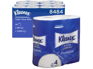 Toiletpapier Kleenex 4-laags 160vel wit 8484 - 2