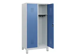 schoollocker,HxBxD 1630x800x500mm,2vak,vak B 400mm,cil.-slot,voeten