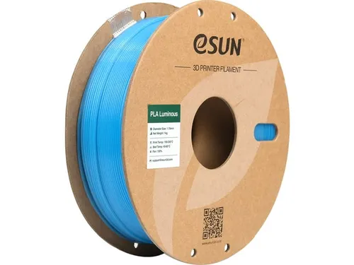 eSUN 3D printer Filament ePLA-Luminous 1,75mm Blauw 1kg
