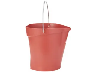 Vikan 56944 emmer 12 Liter met schenktuit Metaaldetecteerbaar Rood - 2