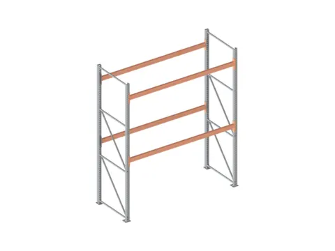 palletstelling,grondveld,HxBxD 3300x2700x1100mm,vakl. 2340kg
