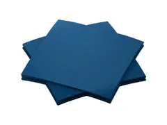 Servet 20x20cm BIO Dunisoft 1/4 vouw blauw 2880 stuks
