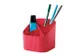 Porte-stylo HAN Re-X-LOOP 4 compartiments, rouge 100% matière recycl