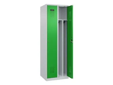 locker voor scheiding van kleding,HxBxD 1850x600x500mm,2vak