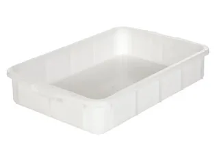 Stapelbak PE Hxlxb 120x670x445mm Inhoud 28L Naturel Wit - 2