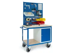 montagewagen,draagverm. 600kg,laadvl. LxB 1150x700mm,houtplaat