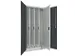 armoire verticale,HxlxP 1950x1000x600mm,RAL7035,face avant RAL7016