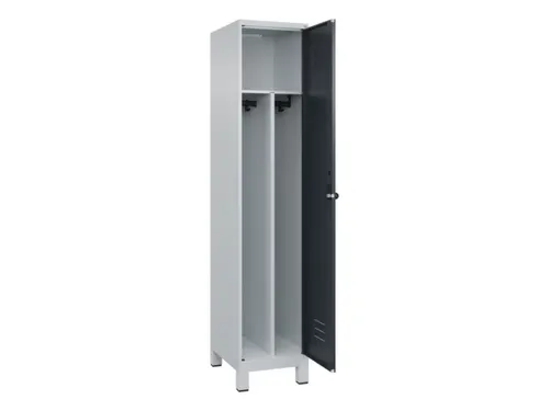 locker voor scheiding van kleding,HxBxD 1950x400x500mm,1vak