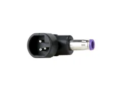 Targus PT-3G, Laptop stroomplug, Zwart, Samsung, 12 mm, 25 mm, 20 mm