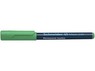 Marker Schneider Maxx 240 permanent ronde punt groen - 2