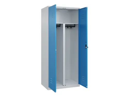PBM-locker,HxBxD 1850x800x500mm,2vak,vak B 400mm,draaigrendel