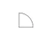 koppelelement voor bureau,90 °,HxBxD 740x800x800mm,blad wit,rond