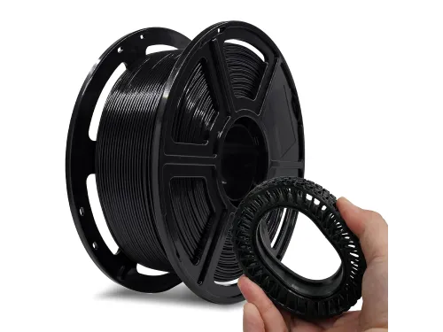 FlashForge PLA FLEXIBLE filament voor 3D printer 1,75mm Zwart 1kg