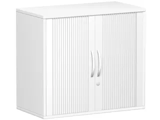 jaloeziedeurkast,HxBxD 720x800x425mm,1xhouten vloer,2 OH,romp wit - 1