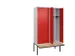 locker voor scheiding van kleding,HxBxD 2120x1200x815mm,4vak