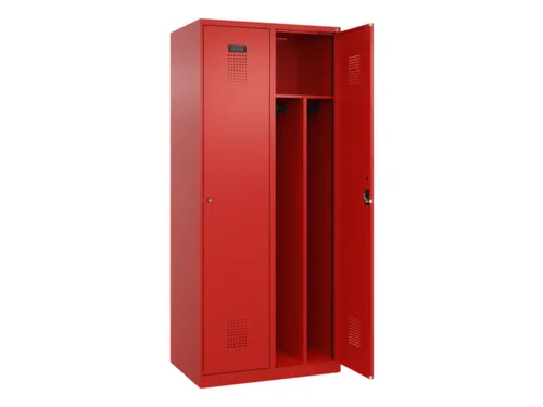 locker voor scheiding van kleding,HxBxD 1850x800x500mm,2vak