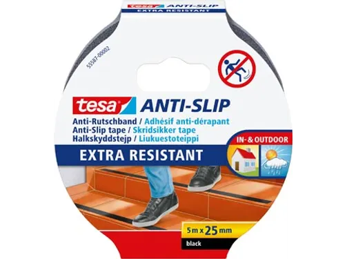 Anti-Slip Tape 5Mx25Mm Zwart