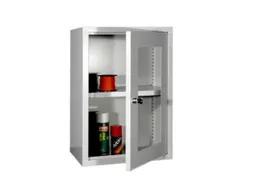 Hangkast HxBxD 600x400x300mm Achterwand Glad Ral7035