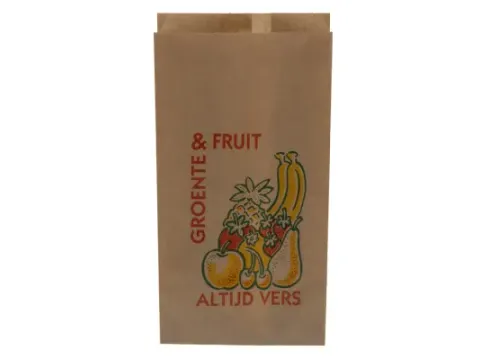 Fruitzak Papier Bruin altijd vers Nr2 doos 10kg