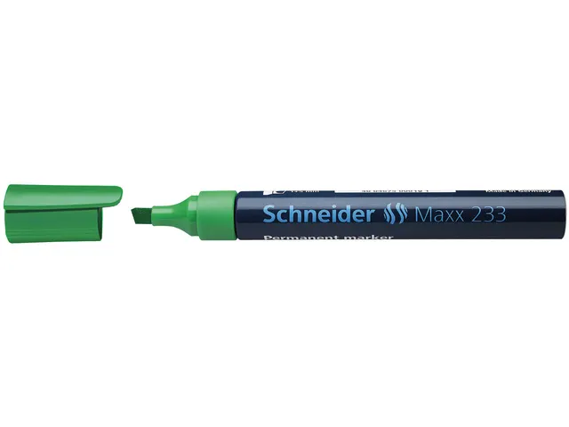 Marker Schneider Maxx 233 permanent beitelpunt groen