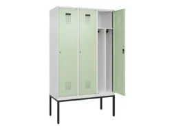 locker voor scheiding van kleding,HxBxD 2120x1200x500mm,3vak