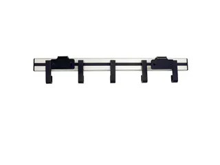 Pro-line Wandgarderobe 5 Haken zwart grijs - 2