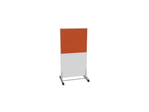 scheidingswand,HxB 1545x800mm,Bl-wit,BN3012-oranje