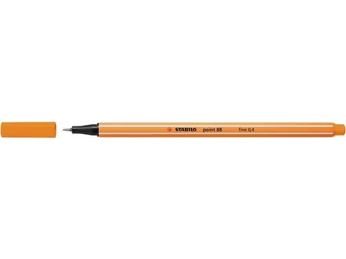 Fineliner STABILO point 88/54 oranje 0.4mm