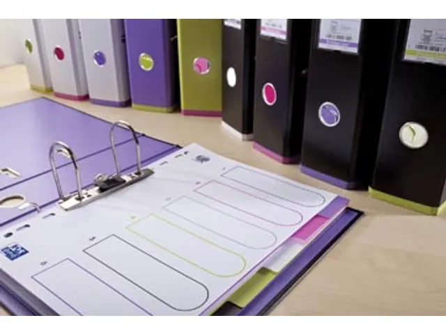 Elba Tabbladen Mycolour A4 6-Delig 11-Gaats Assorti Kleuren