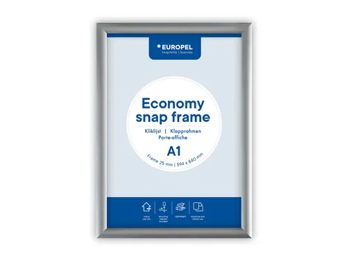 Kliklijst Europel Economy A1 zilver