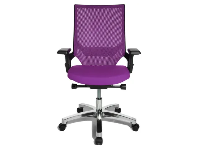 Siège De Bureau Pivotant Violâtre Assise Hxlxp 420-550X480X460Mm