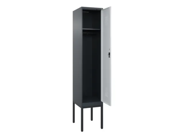 locker,HxBxD 2120x400x500mm,1vak,vak B 400mm,cil.-slot,voetonderstel