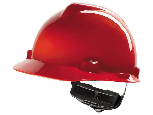 MSA V-Gard veiligheidshelm met Fas-Trac III binnenwerk Rood