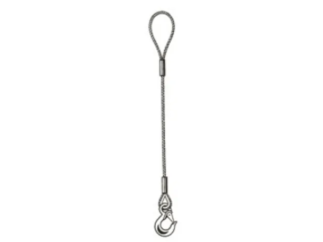 Élingue Câble Fil D'acier Galvanisé Force 0 7 T Câble Ø 8 Mm Lo