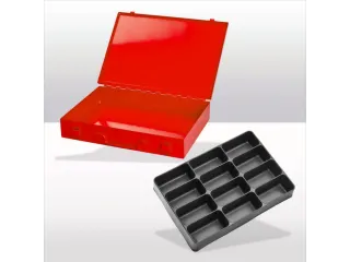 assortimentskoffer,HxBxD 50x335x240mm,12vakken - 1