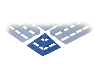 Hoekstuk Hd-pe Lxbxh 110x110x25mm Blauw - 1