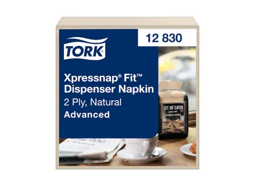 Servetten Tork Xpressnap Fit N14 2-laags naturel 12830