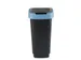 Afvalbak Twist 25 Liter Zwart Blauw