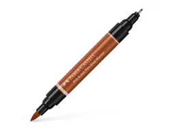 Tekenstift Faber-Castell Pitt Artist Pen duo marker 188 bloedrood